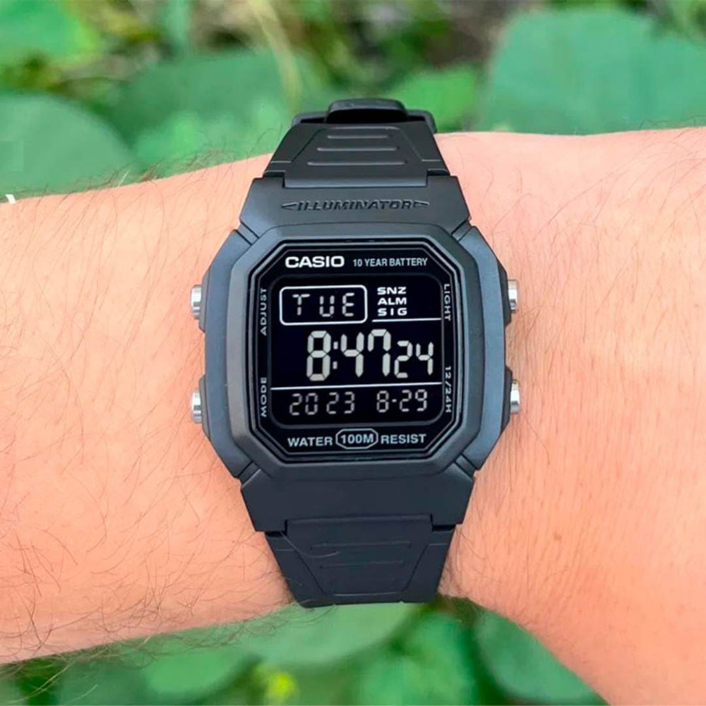 Reloj Casio W-800H-1BV Hombre Resina Negro