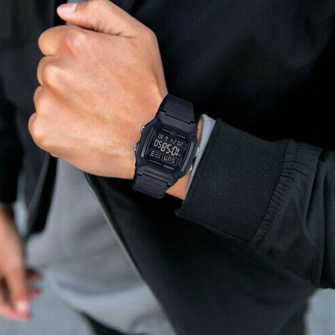 Reloj Casio W-800H-1BV Hombre Resina Negro