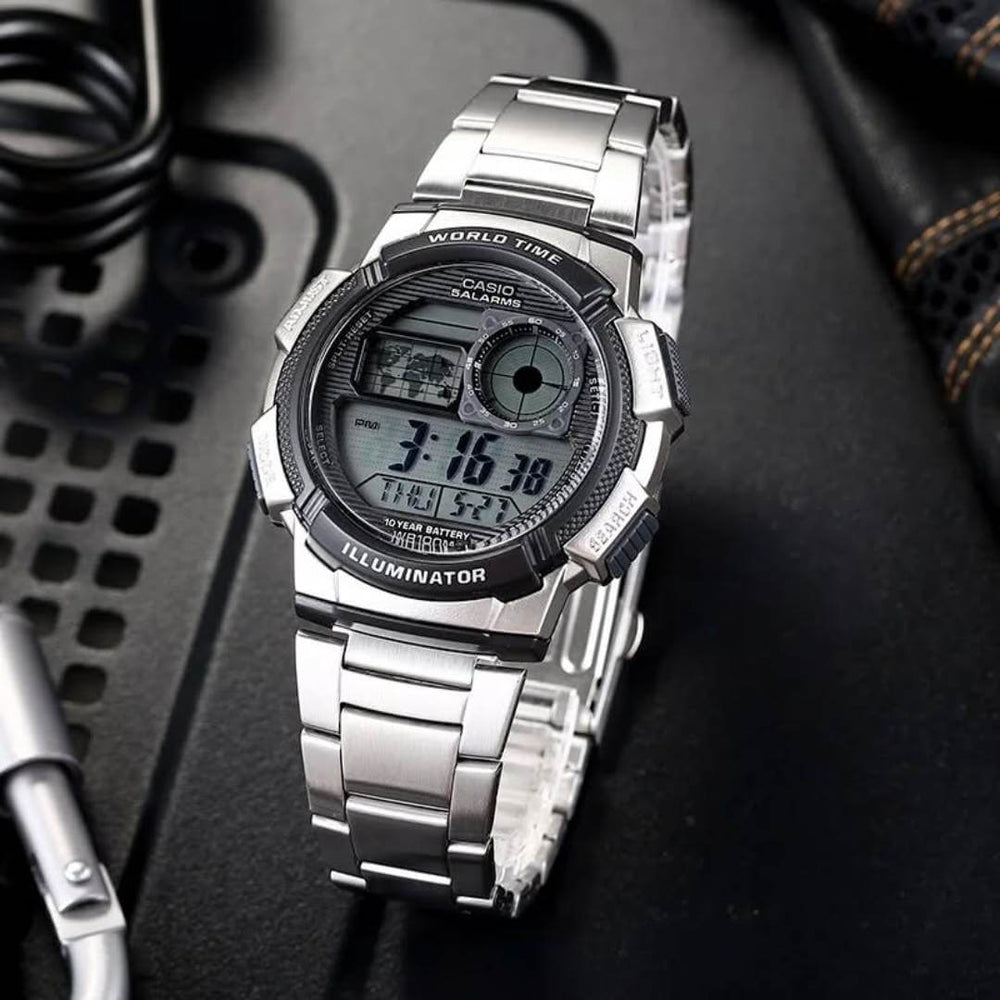 Reloj Casio AE-1000WD-1AV Hombre Acero Negro
