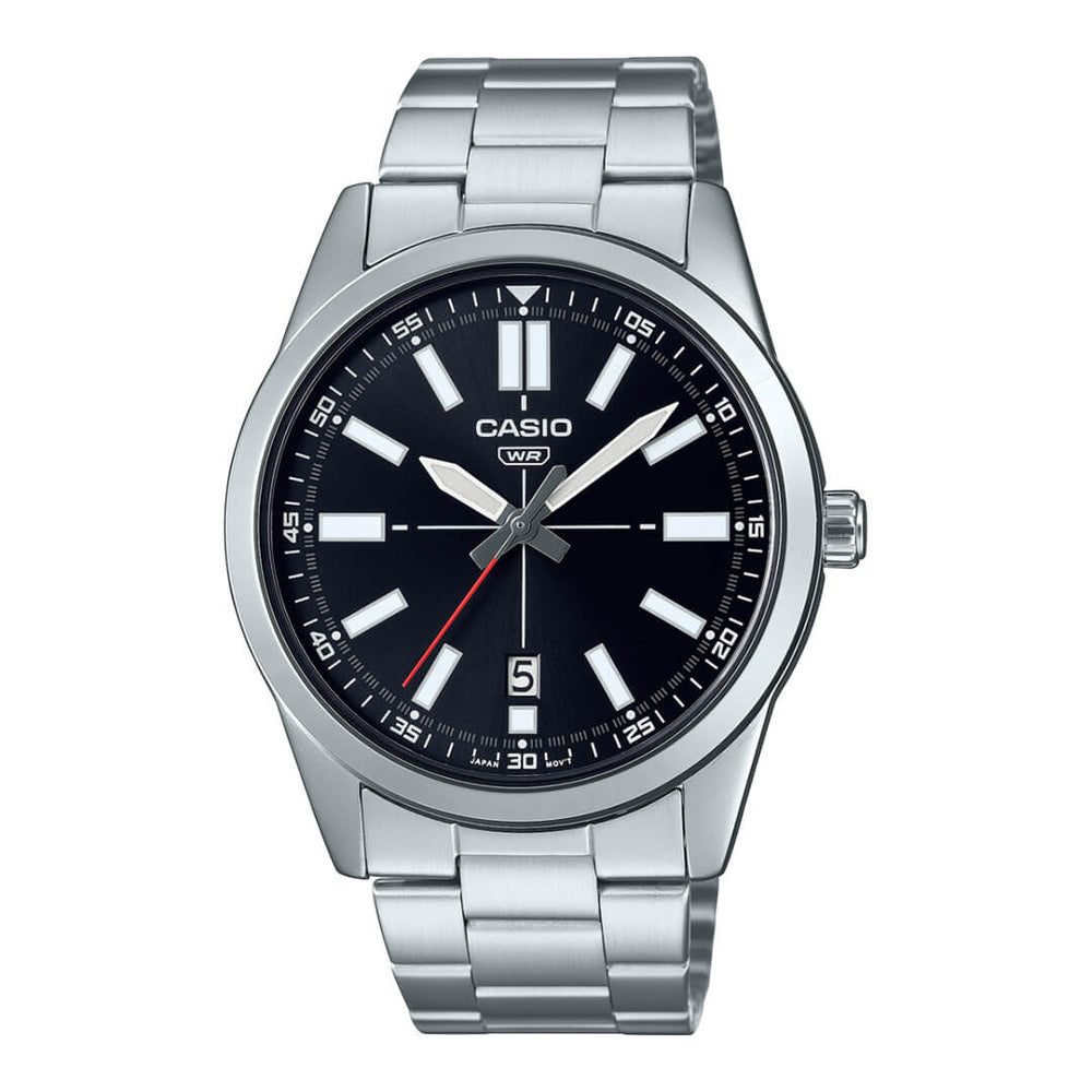 Reloj Casio MTP-VD02D-1E Hombre Acero Plateado