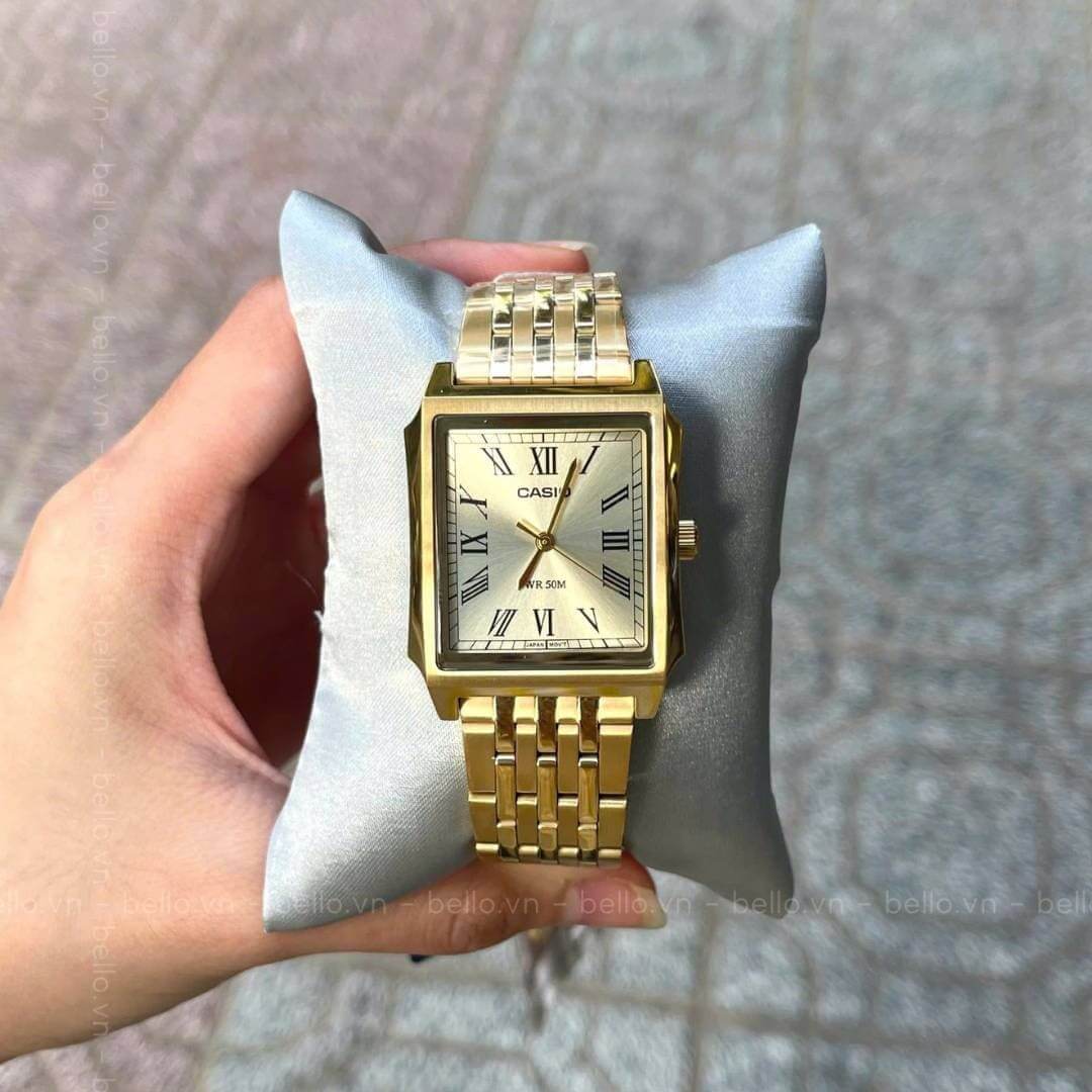 Reloj Casio MTP-B190G-9BV Hombre Acero Dorado