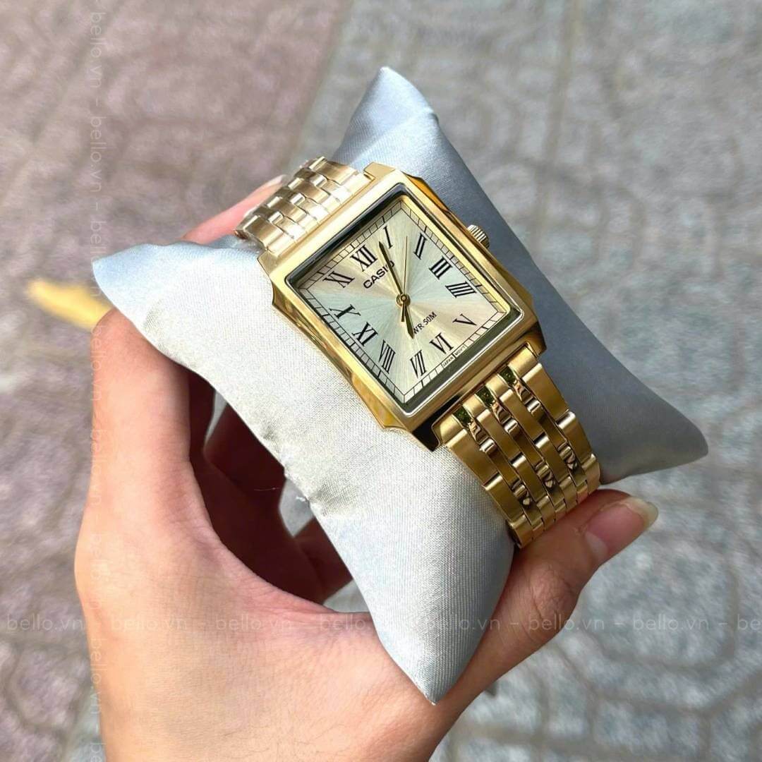 Reloj Casio MTP-B190G-9BV Hombre Acero Dorado