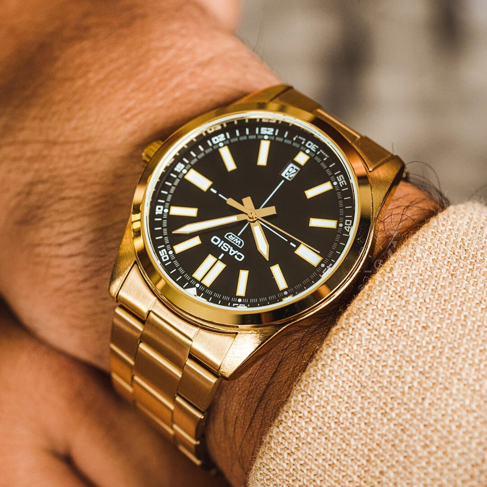 Reloj Casio MTP-VD02G-1E Hombre Acero Dorado