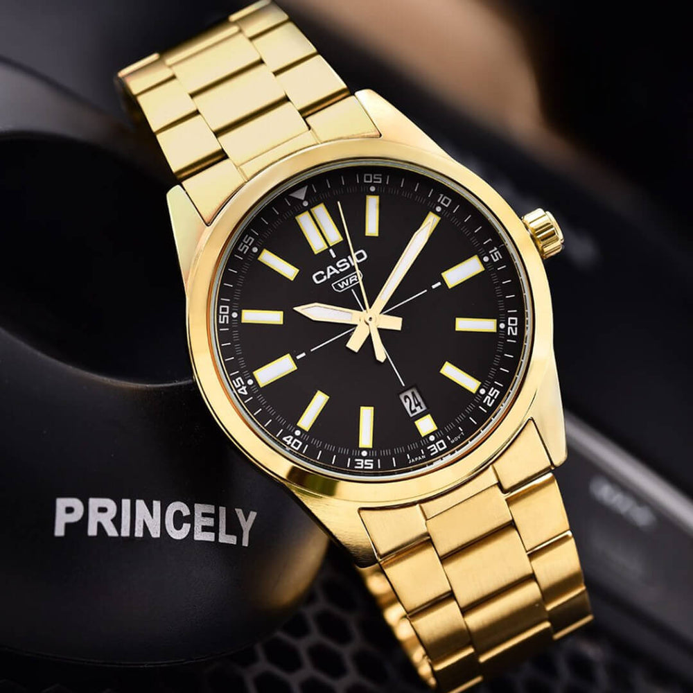 Reloj Casio MTP-VD02G-1E Hombre Acero Dorado