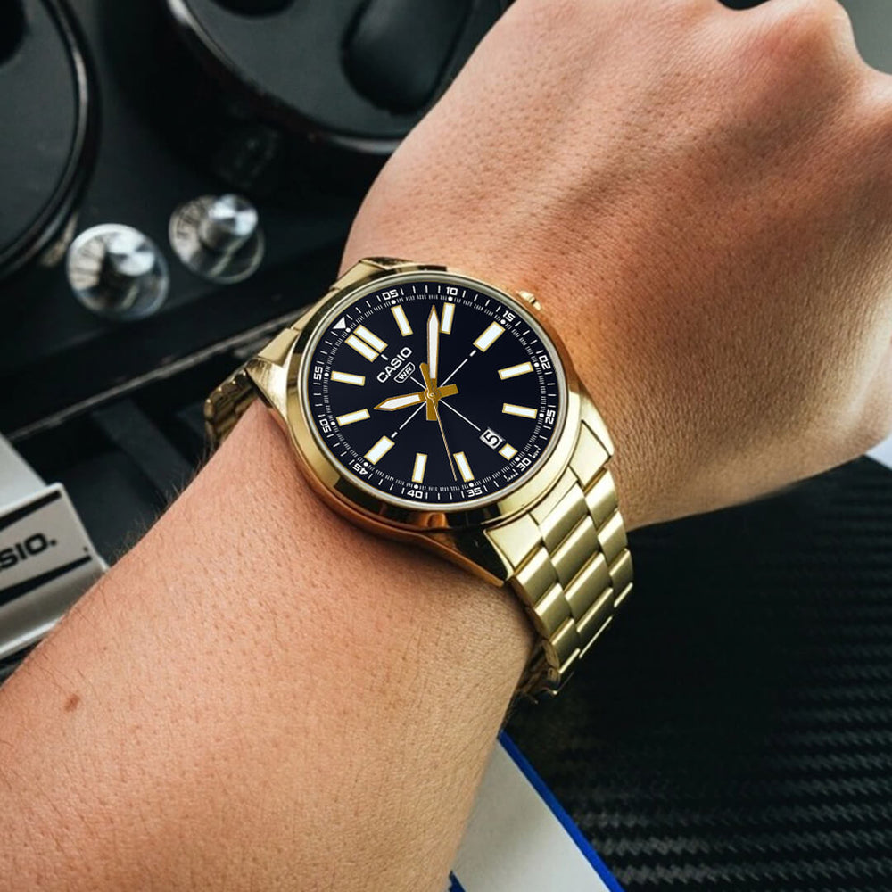 Reloj Casio MTP-VD02G-1E Hombre Acero Dorado