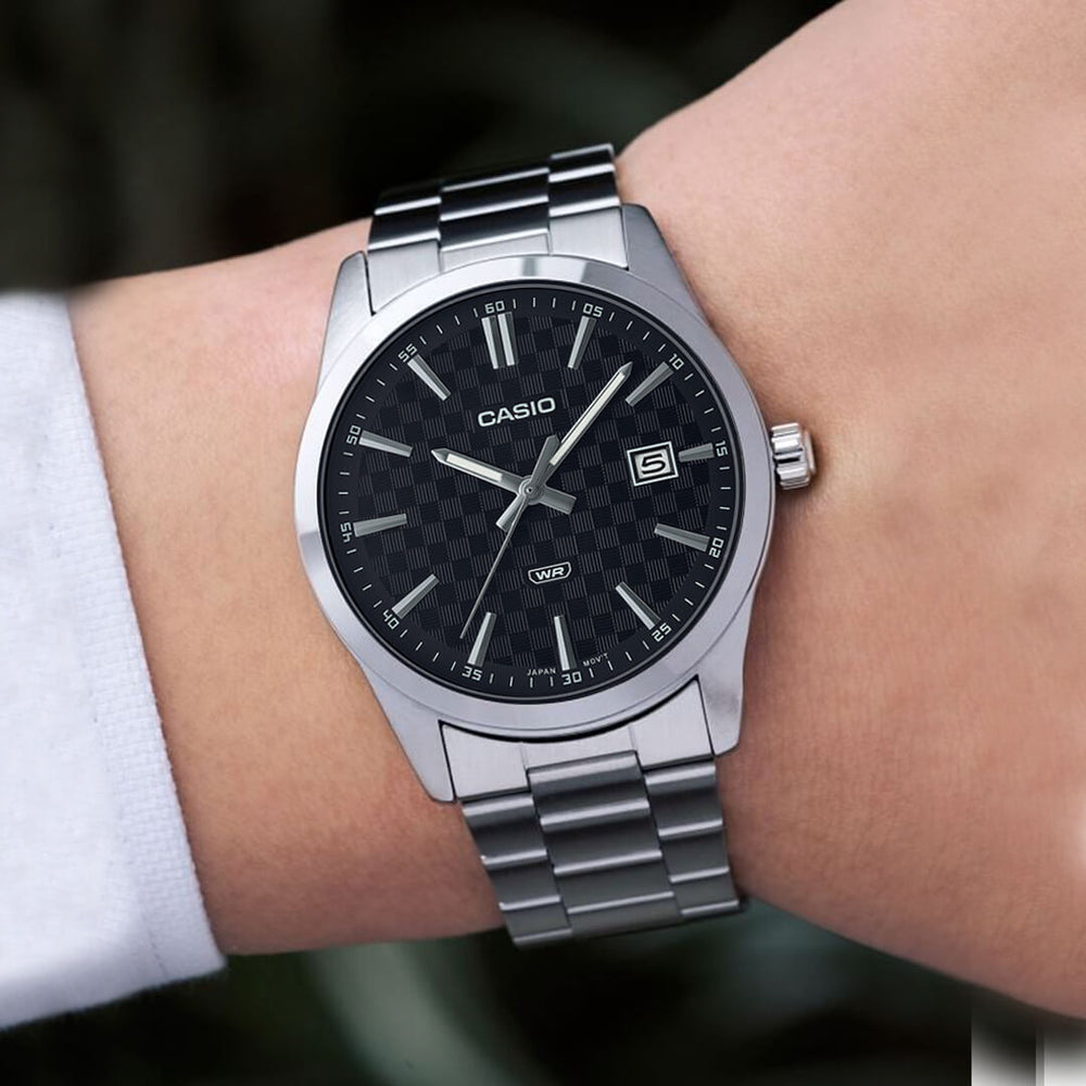 Reloj Casio MTP-VD03D-1A Hombre Acero Plateado