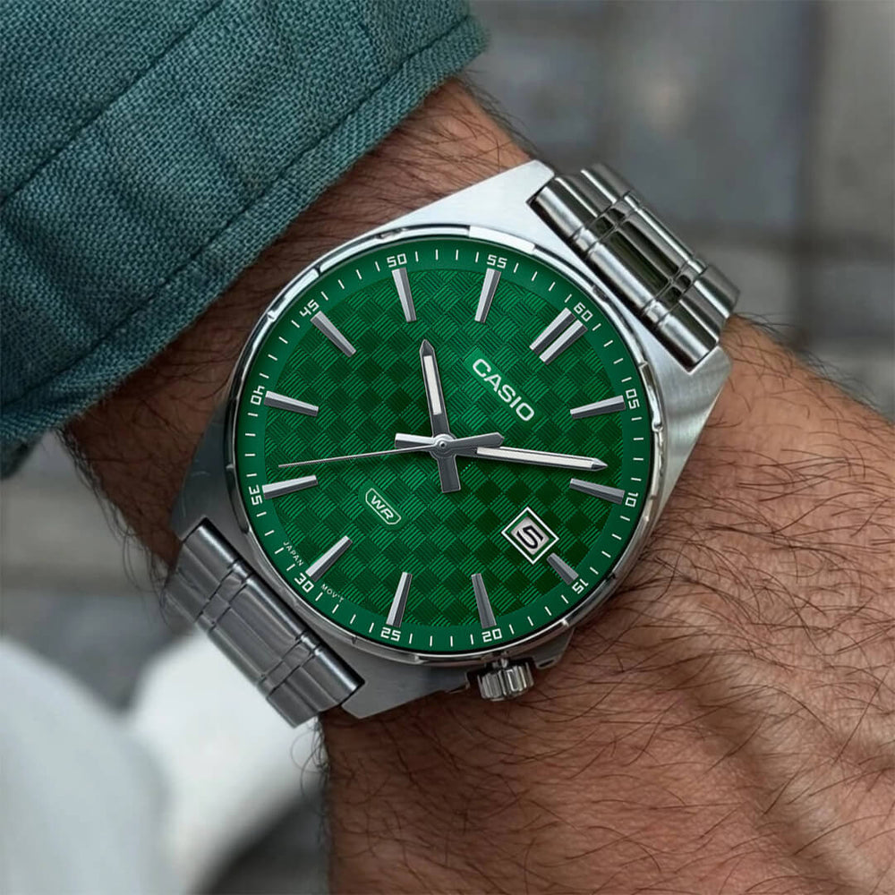 Reloj Casio MTP-VD03D-3A1 Hombre Acero Plateado