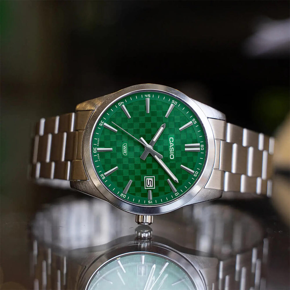 Reloj Casio MTP-VD03D-3A1 Hombre Acero Plateado