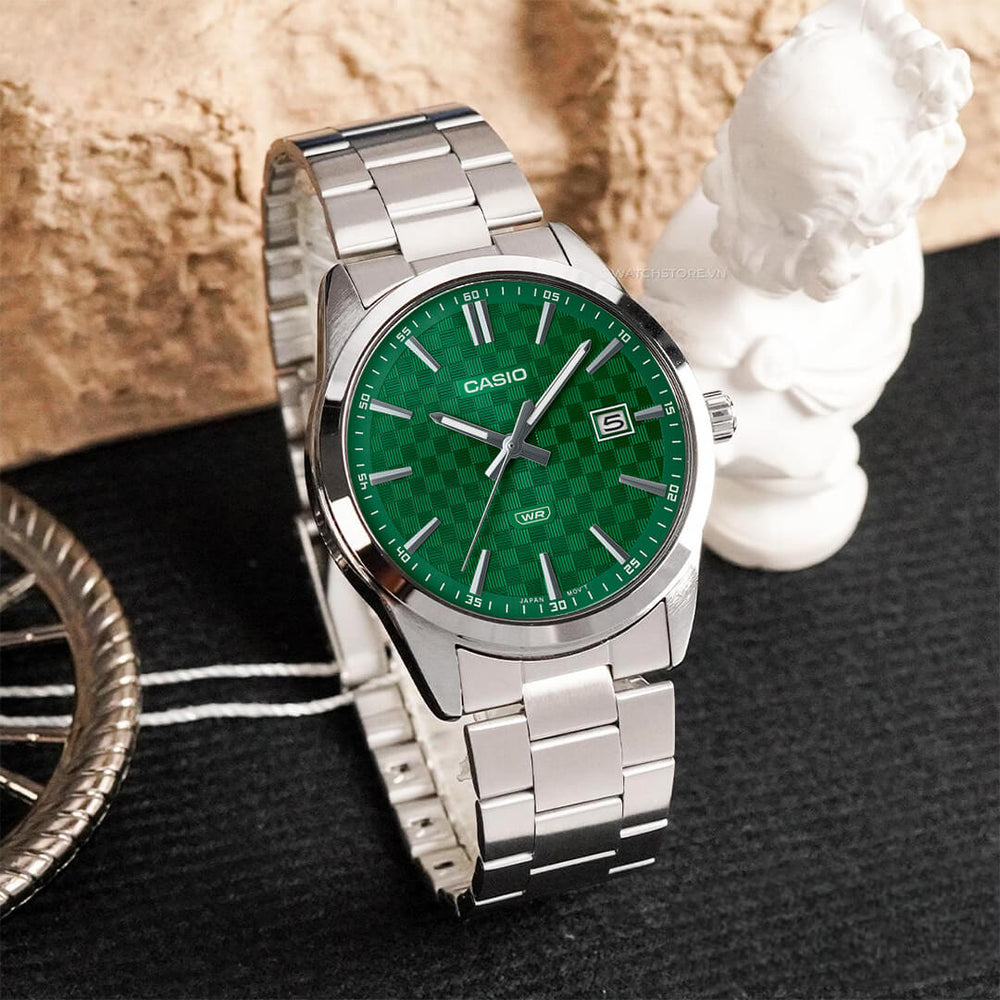 Reloj Casio MTP-VD03D-3A1 Hombre Acero Plateado
