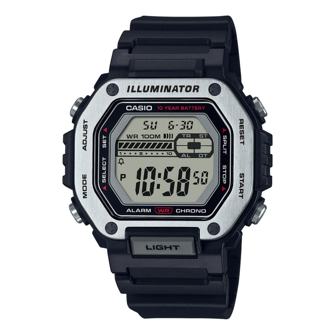 Reloj Casio MWD-110H-1A Hombre Resina Negro | CAS-34