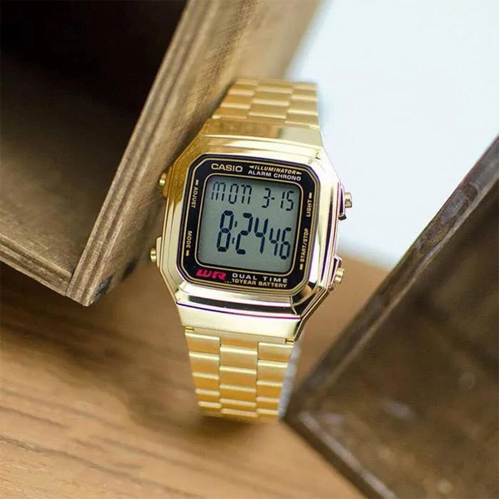 Reloj Casio A178WGA-1ADF Hombre Acero Dorado