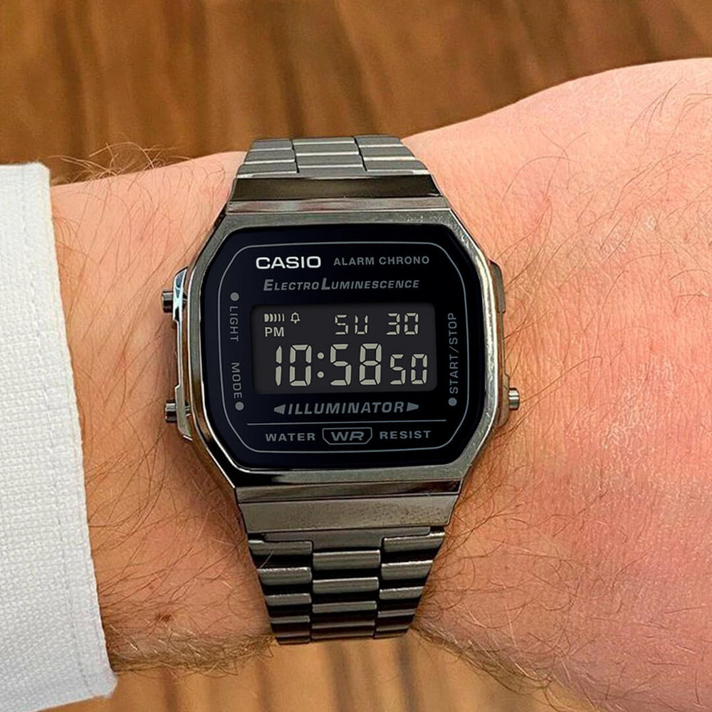 Reloj Casio A168WGG-1B Hombre Acero Gris