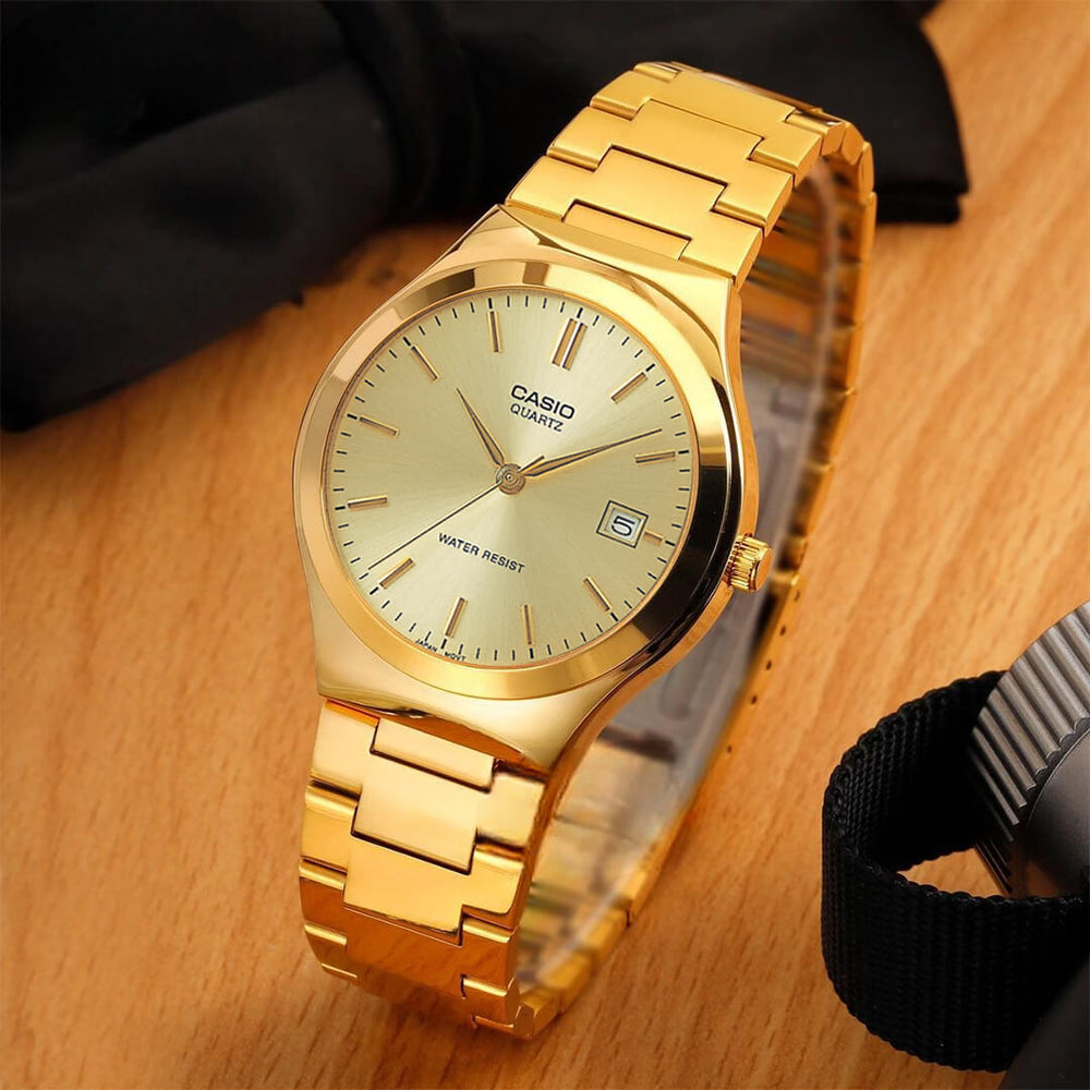 Reloj Casio MTP-1170N-9A Hombre Acero Dorado
