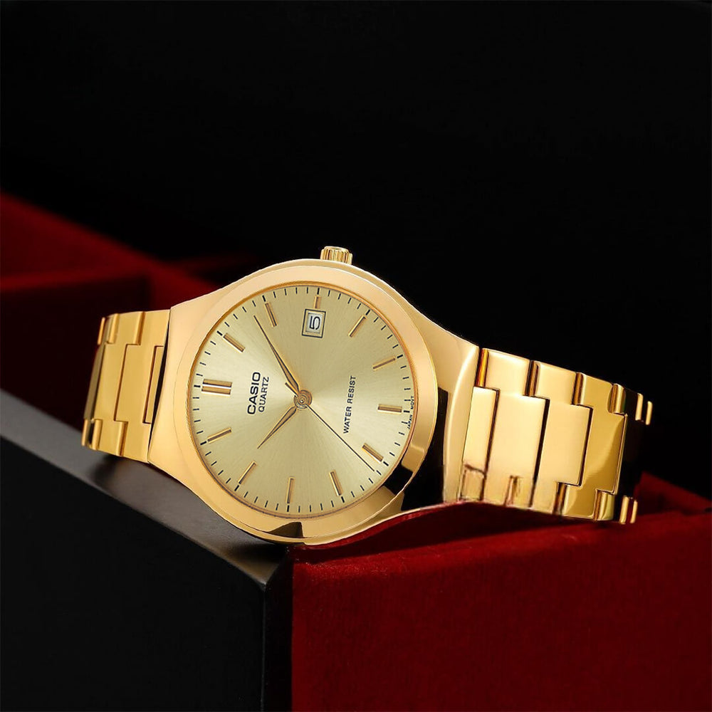 Reloj Casio MTP-1170N-9A Hombre Acero Dorado