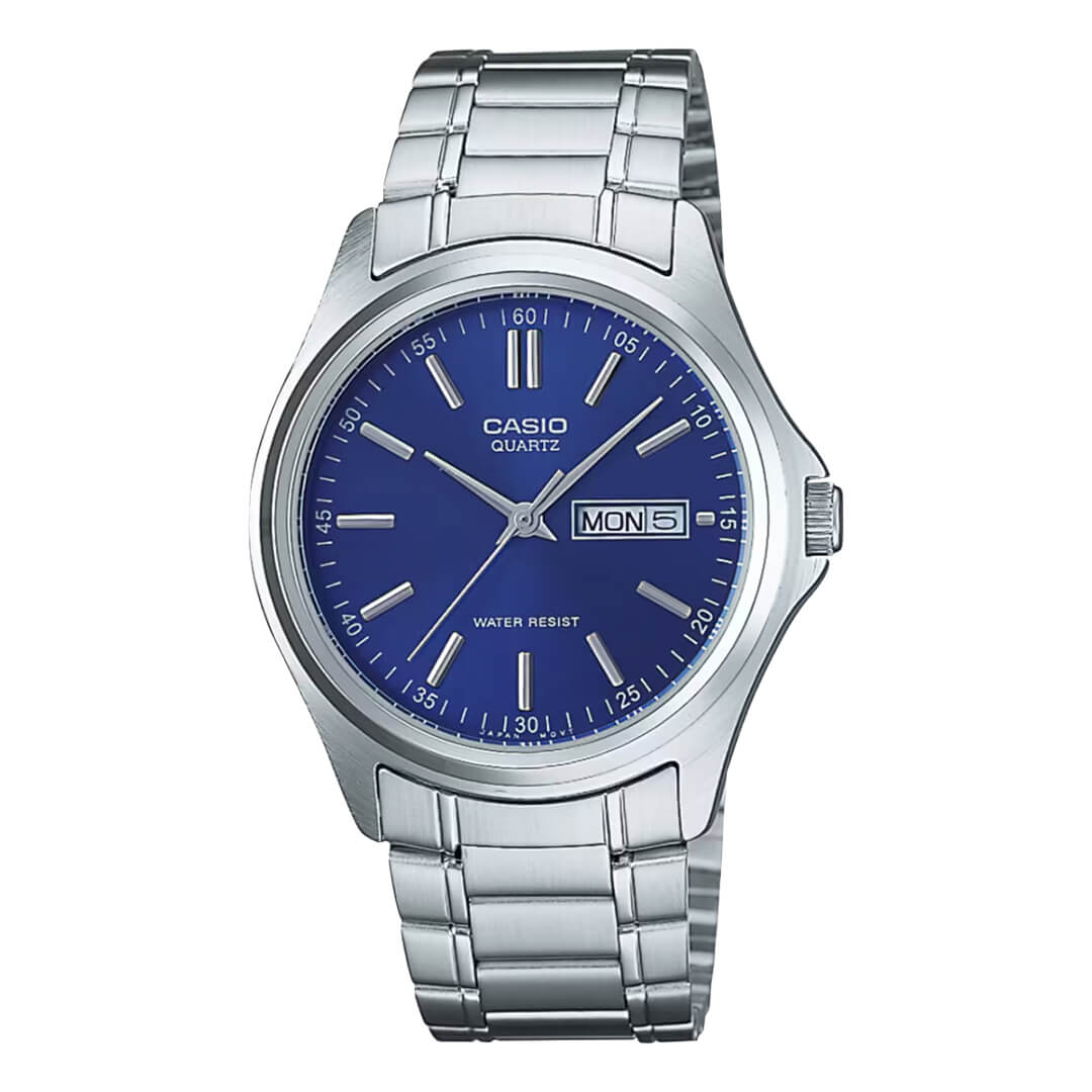 Reloj Casio MTP-1239D-2A Hombre Acero Plateado | CAS-46