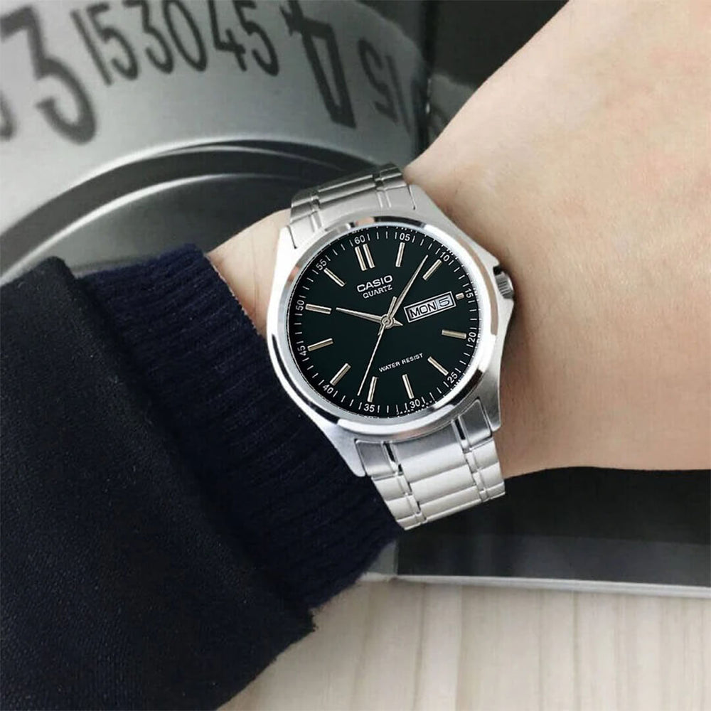 Reloj Casio MTP-1239D-1AD Hombre Acero Plateado