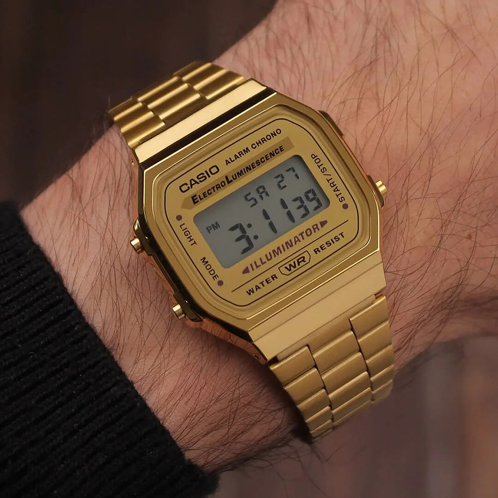 Reloj Casio A168WG-9W Hombre Acero Dorado