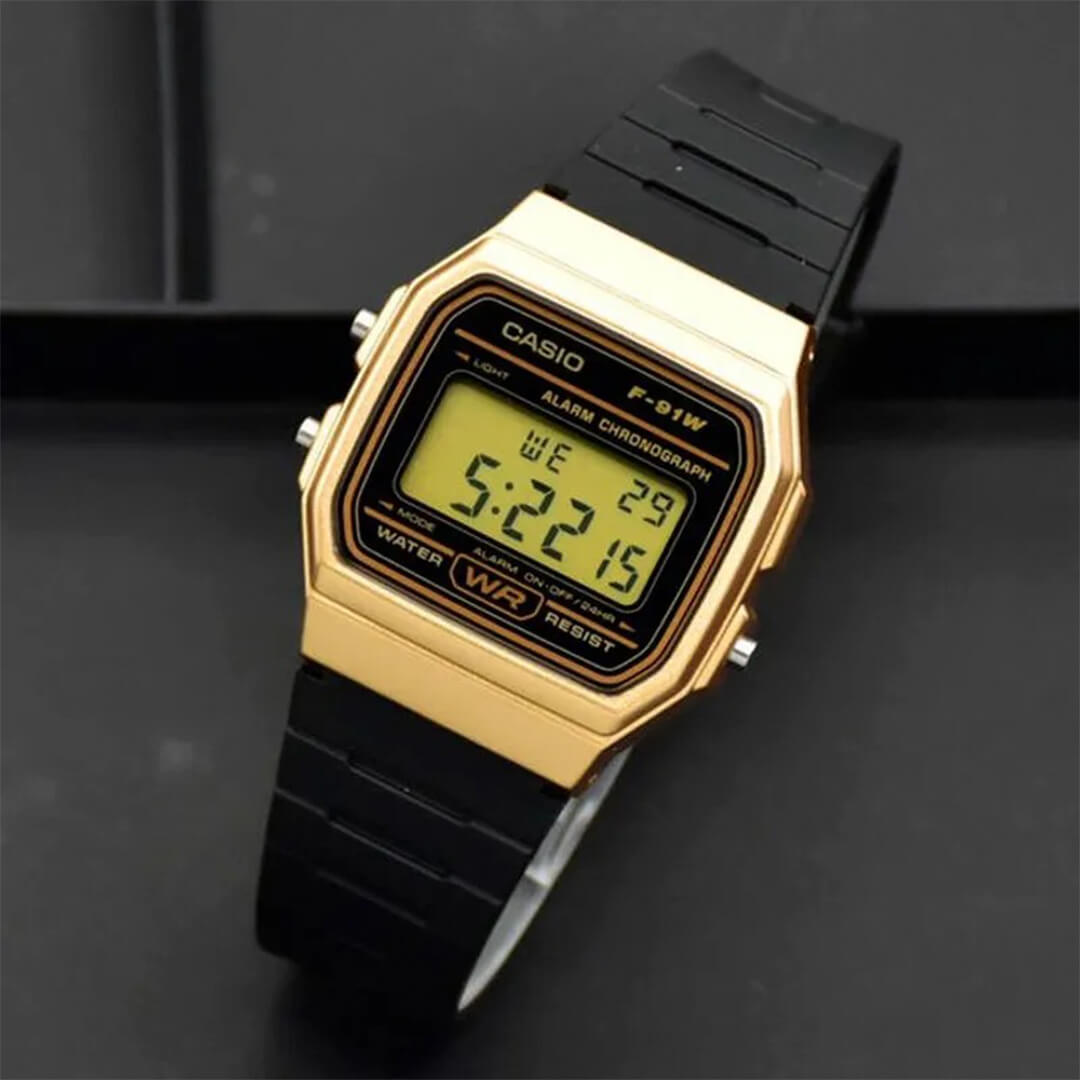 Reloj Casio F-91WM-9ADF Hombre Resina Negro