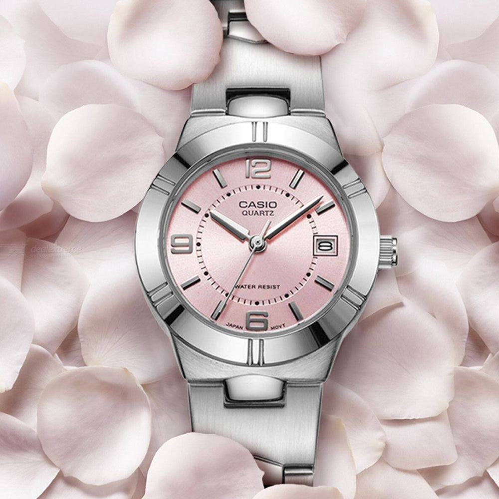 Reloj Casio LTP-1241D-4ADF Mujer Acero Plateado | CAS-M-50