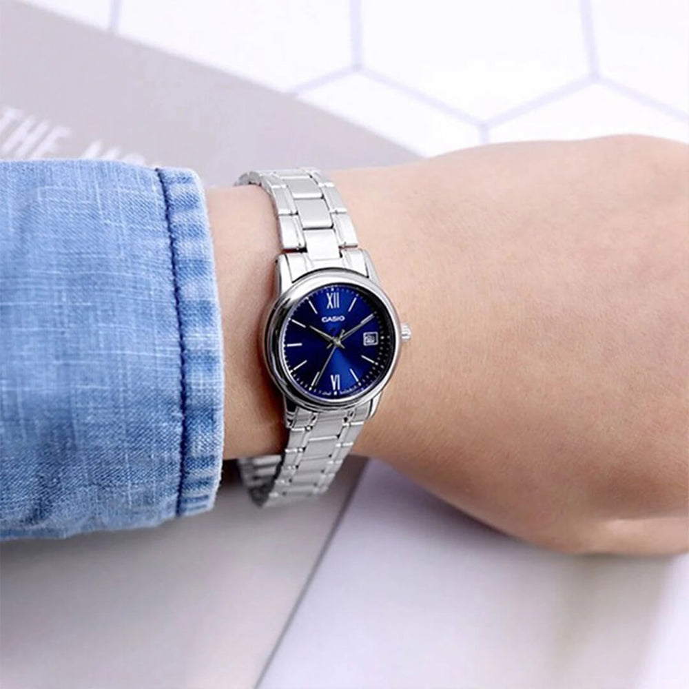 Reloj Casio LTP-V002D-2B3 Mujer Acero Plateado