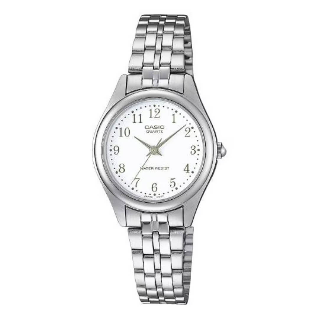 Reloj Casio LTP-1129A-7B Mujer Acero Plateado | CAS-M-107