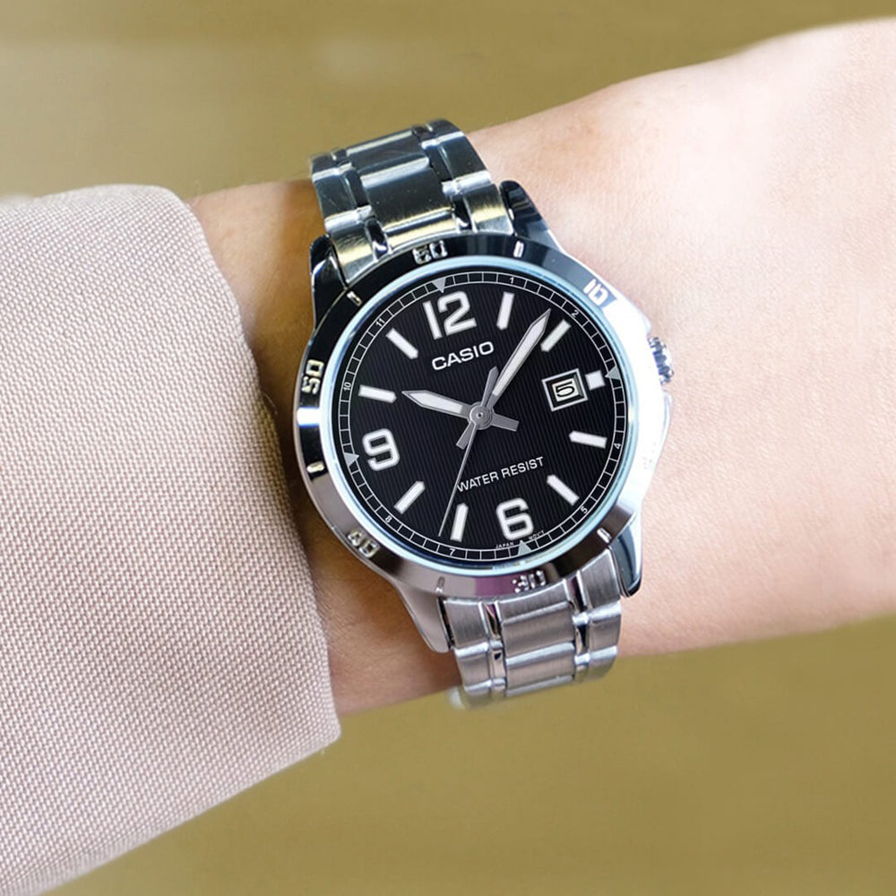 Reloj Casio LTP-V004D-1B2 Mujer Acero Plateado