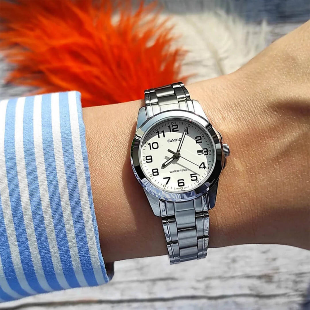 Reloj Casio LTP-1215A-7B2 Mujer Acero Plateado