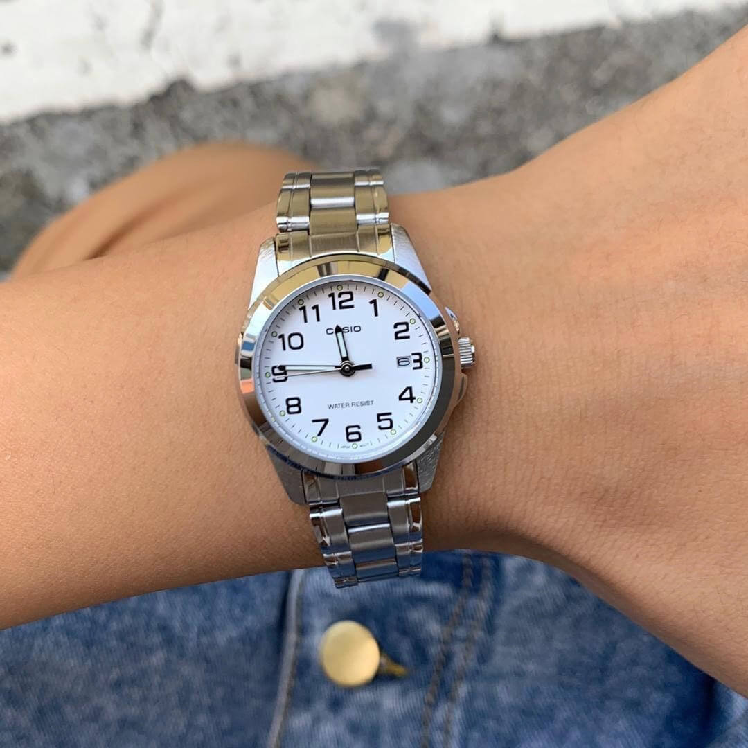 Reloj Casio LTP-1215A-7B2 Mujer Acero Plateado | CAS-M-110