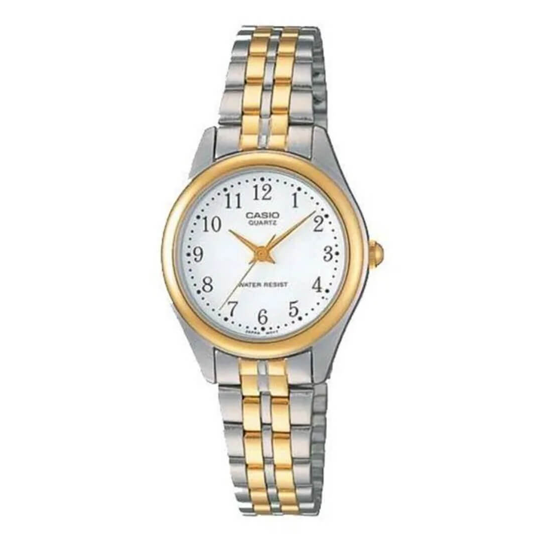 Reloj Casio LTP-1129G-7B Mujer Acero Plateado | CAS-M-112