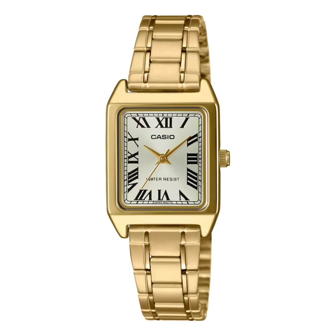 Reloj Casio LTP-V007G-9B Mujer Acero Dorado | CAS-M-115