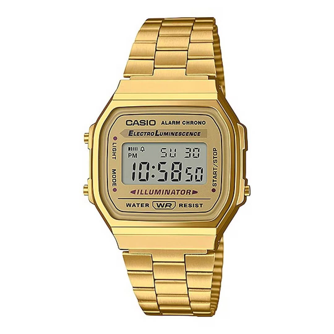Reloj Casio A168WG-9W Mujer Acero Dorado