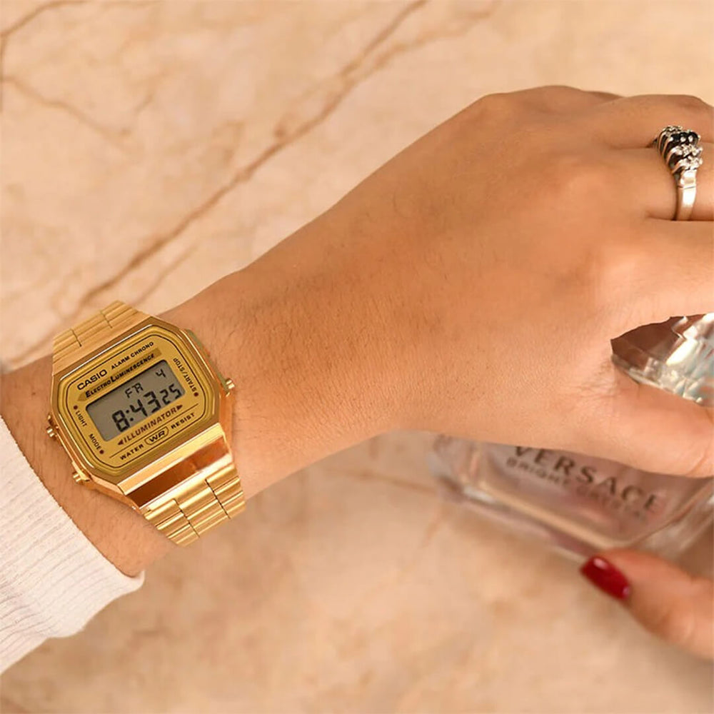 Reloj Casio A168WG-9W Mujer Acero Dorado
