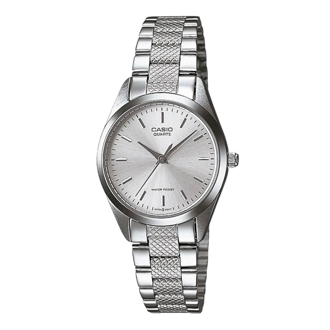 Reloj Casio LTP-1274D-7A Mujer Acero Plateado