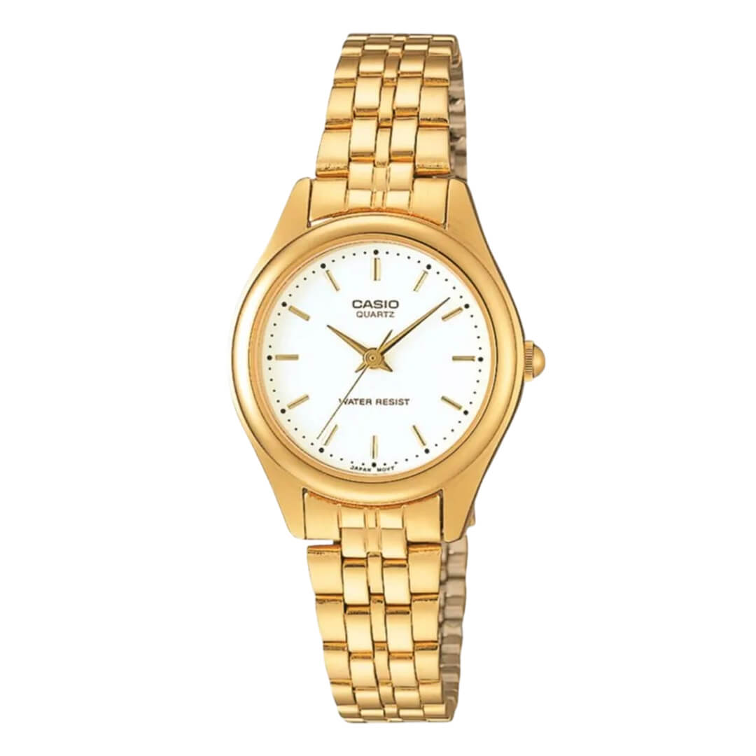 Reloj Casio LTP-1129N-7AR Mujer Acero Dorado | CAS-M-123