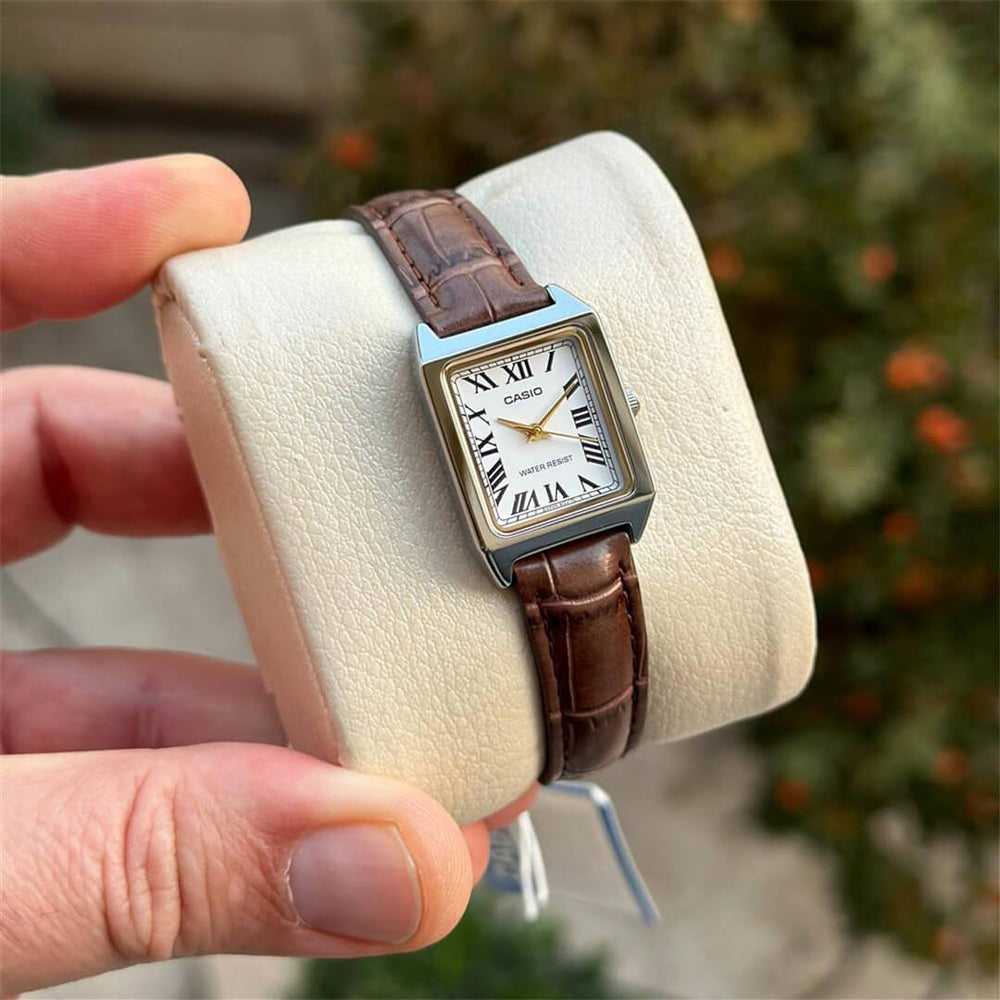 Reloj Casio LTP-V007L-7B2 Mujer Cuero Marrón