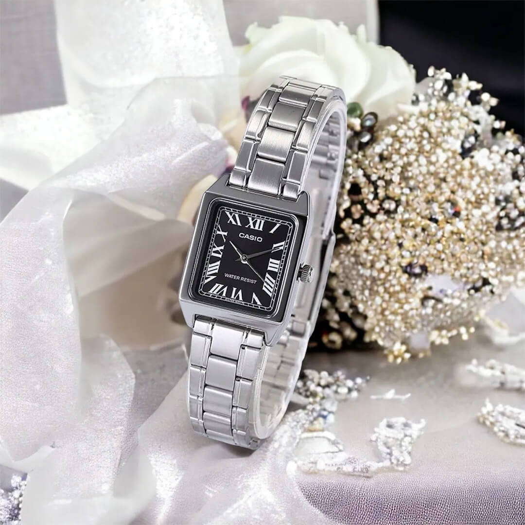 Reloj Casio LTP-V007D-1B Mujer Acero Plateado | CAS-M-131