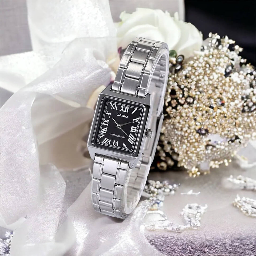 Reloj Casio LTP-V007D-1B Mujer Acero Plateado