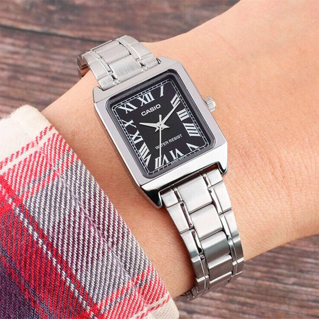 Reloj Casio LTP-V007D-1B Mujer Acero Plateado | CAS-M-131