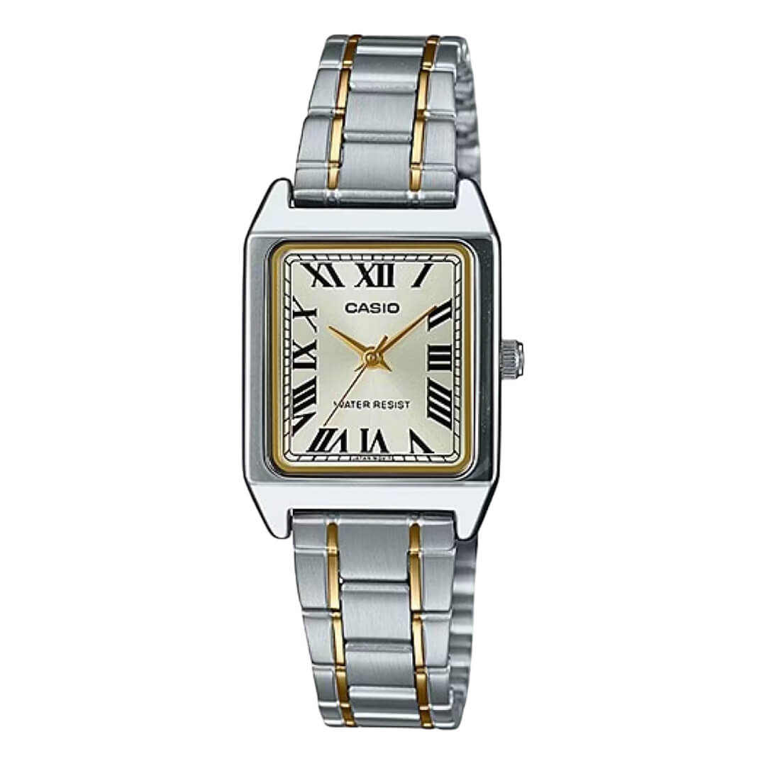 Reloj Casio LTP-V007SG-9B Mujer Acero Plateado | CAS-M-136