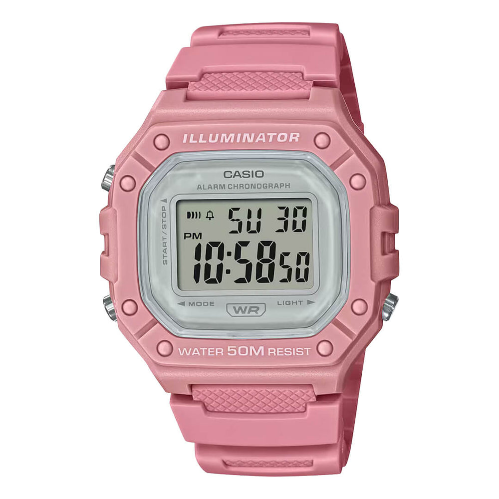 Reloj Casio W-218HC-4A Mujer Resina Rosado