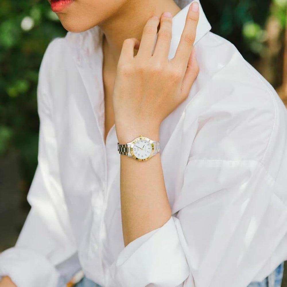 Reloj Casio LTP-1128G-7B Mujer Acero Plateado