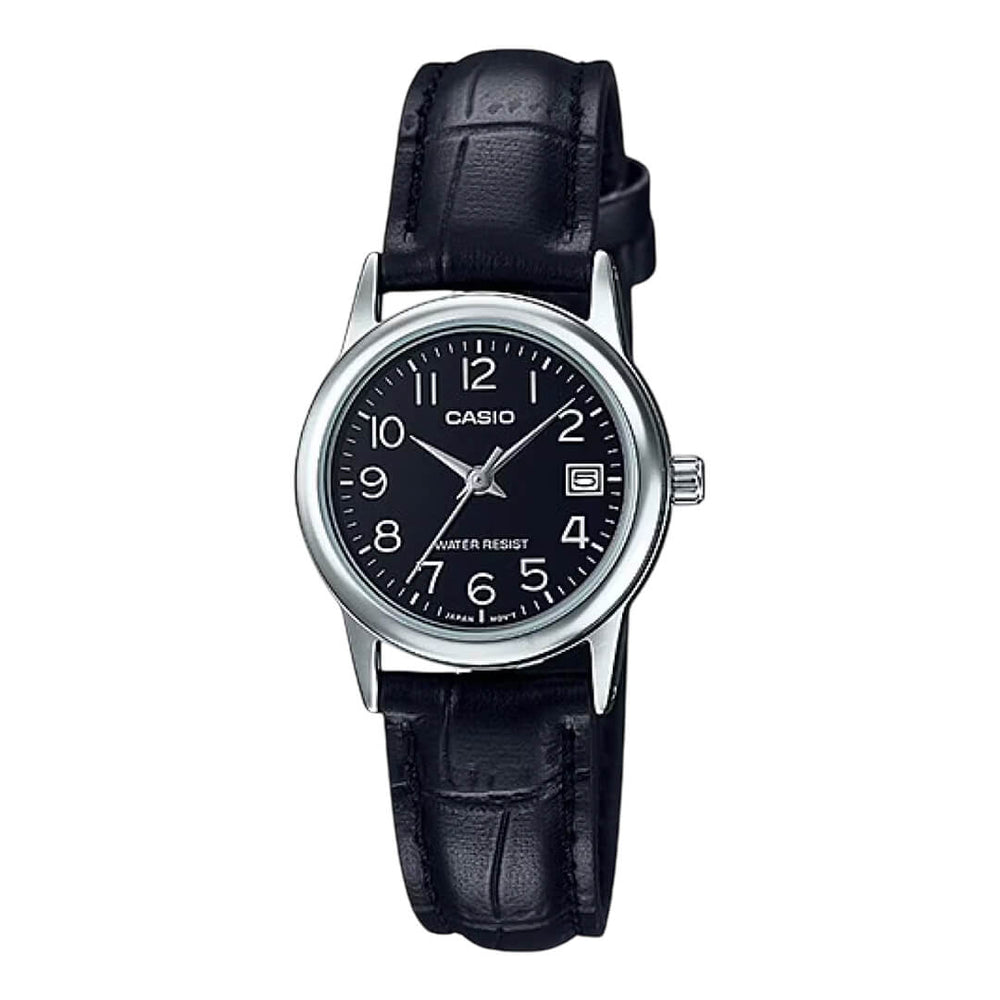 Reloj Casio LTP-V002L-1BU Mujer Cuero Negro