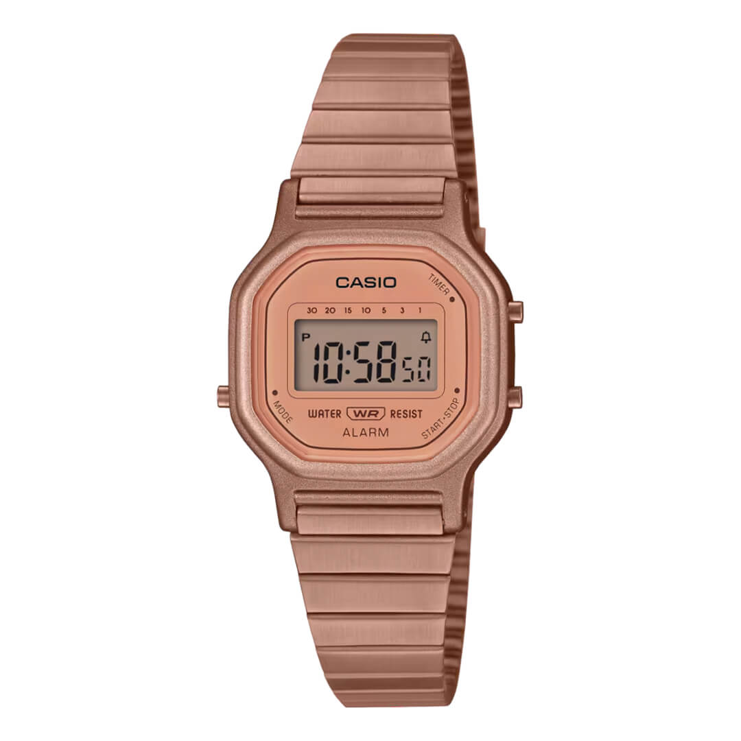 Reloj Casio LA-11WR-5A Mujer Acero Oro Rosa | CAS-M-38