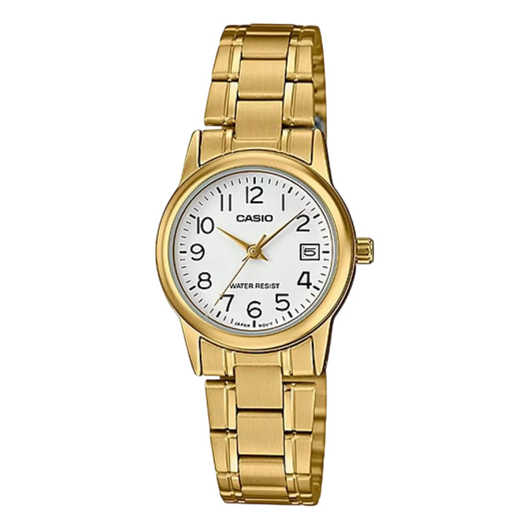 Reloj Casio LTP-V002G-7B2 Mujer Acero Dorado | CAS-M-85