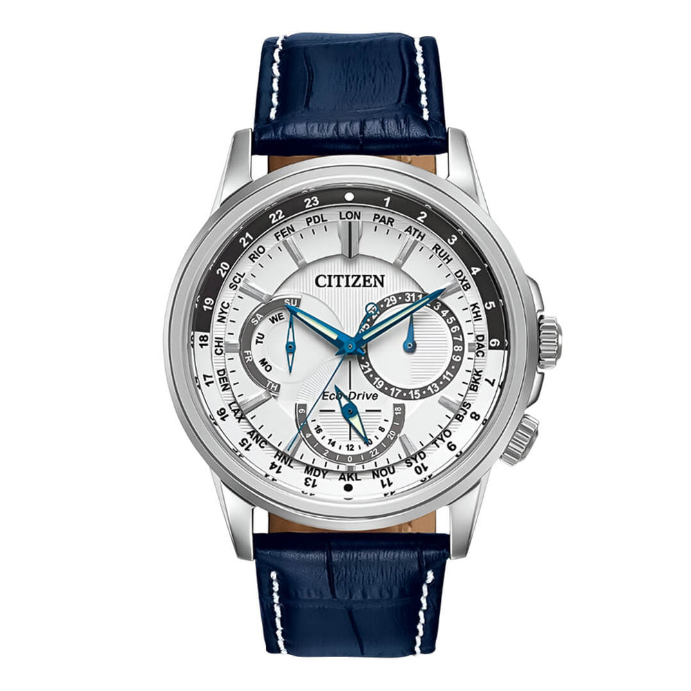 Reloj Citizen Eco Drive BU2020-02A Hombre Cuero Azul