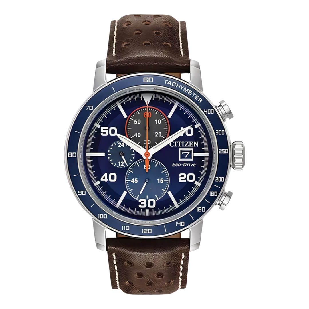 Reloj Citizen Brycen BCA0648-09L Hombre Cuero Marrón | CIT-5