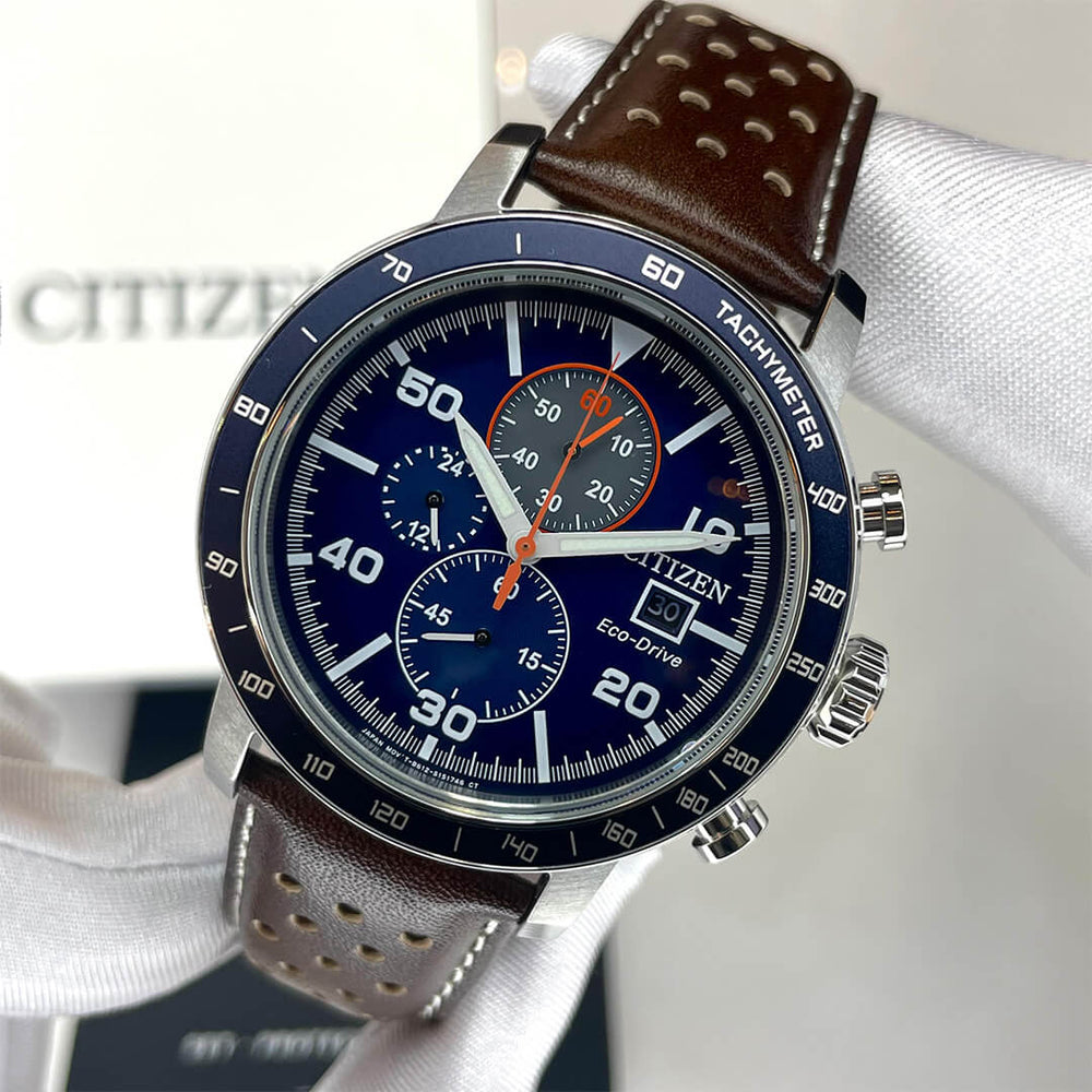 Reloj Citizen Brycen BCA0648-09L Hombre Cuero Marrón