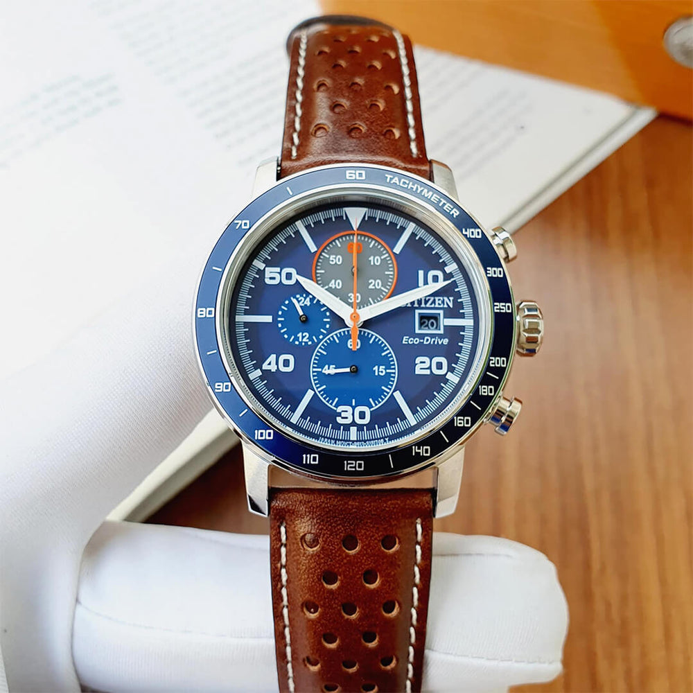 Reloj Citizen Brycen BCA0648-09L Hombre Cuero Marrón