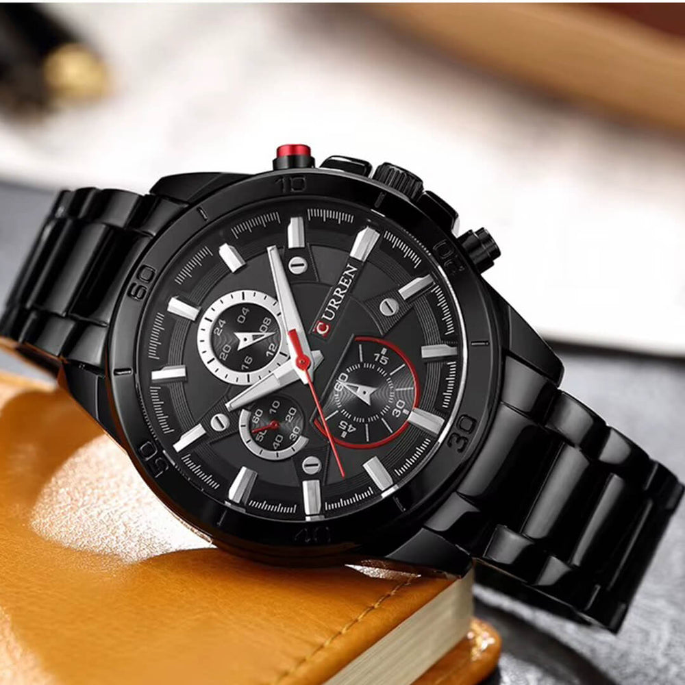 Reloj Curren CUR-43 Hombre Acero Negro