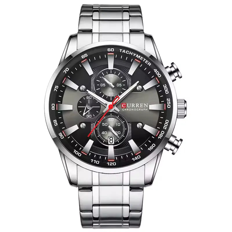 Reloj Curren Hombre Acero Plateado | CUR-46